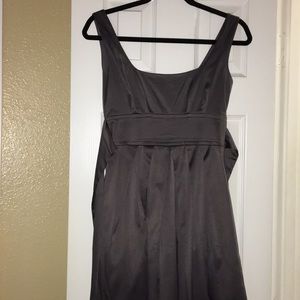 Gray cocktail dress
